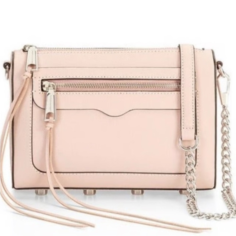 Blush and Silver Rebecca Minkoff Crossbody